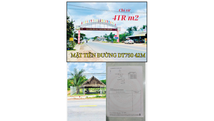 ĐẤT MẶT TIỀN DT750 – CƠ HỘI CHỈ DÀNH CHO NGƯỜI NHANH TAY